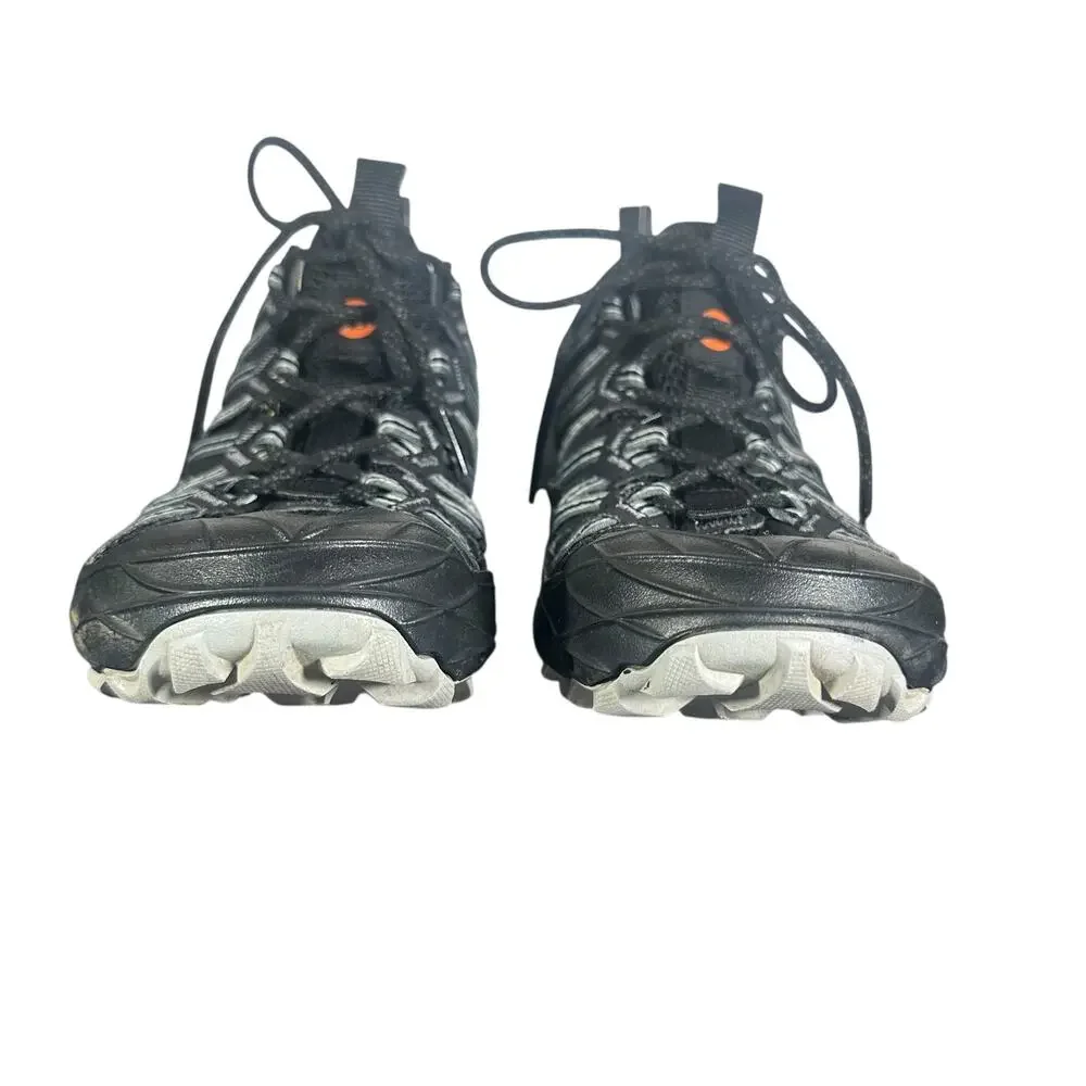 Merrell Men’s Size 8 Black Trail Running Hiking Shoes Lace-Up Outdoor Sneakers